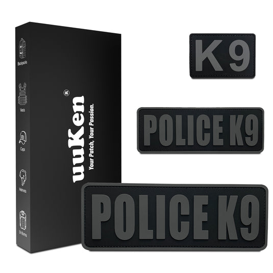 uuKen Police K9 Officer Gift Patch Set Box for Men or Women Police K9 Department
