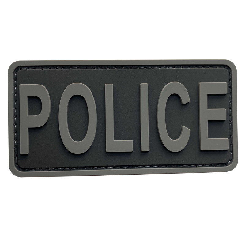 Load image into Gallery viewer, uuKen 4x2 inches Small PVC Police Officer Patches 2x4 inches with Hook Backing for State City Tactical Vest and Jackets
