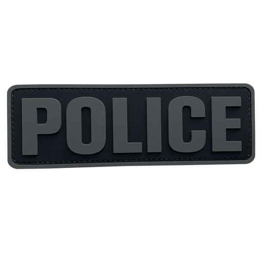uuKen 6x2 inches Military Police Vest Patch PVC Rubber Big 2x6 inch  State City Police Department Officer Patch for Tac Tactical Vest Dog Collar