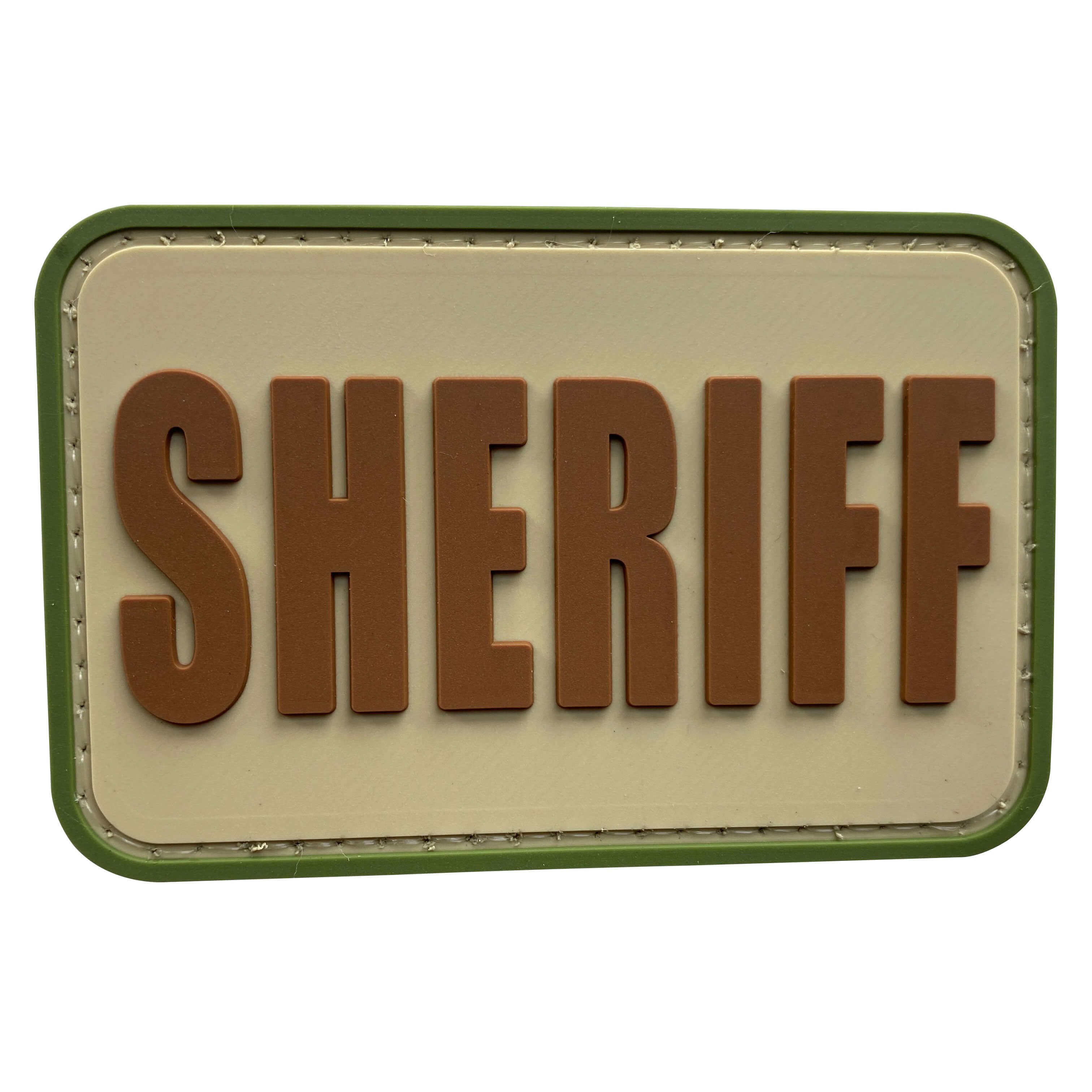 uuKen 3x2 inches Small PVC Rubber County Deputy Sheriff Department Dep