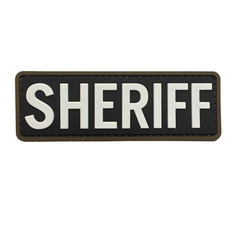 Load image into Gallery viewer, uuKen 4x1.4 inches Small PVC Deputy Sheriff Morale Patch Hook Back for Tactical Uniform Clothing Jackets Bags Vest

