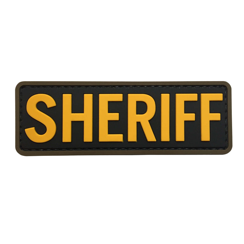 Load image into Gallery viewer, uuKen 4x1.4 inches Small PVC Deputy Sheriff Morale Patch Hook Back for Tactical Uniform Clothing Jackets Bags Vest
