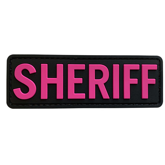 uuKen 4x1.4 inches Small PVC Deputy Sheriff Morale Patch Hook Back for Tactical Uniform Clothing Jackets Bags Vest