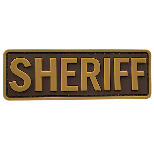 uuKen 4x1.4 inches Small PVC Deputy Sheriff Morale Patch Hook Back for Tactical Uniform Clothing Jackets Bags Vest