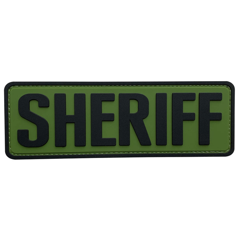 Load image into Gallery viewer, uuKen 6x2 inches Big Sheriff Dept PVC Patch 2x6 inch for Tactical Vest Plate Carrier SWAT Vest Uniforms
