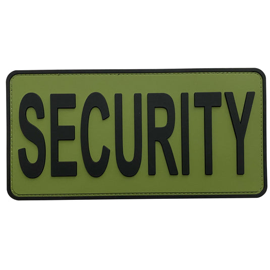 uuKen 8x4 inches Large Security Officer Tactical Morale Patches with Hook Back for Law Enforcement Tactical Vest Plate Carrier Uniforms Clothing Jackets Back Panel