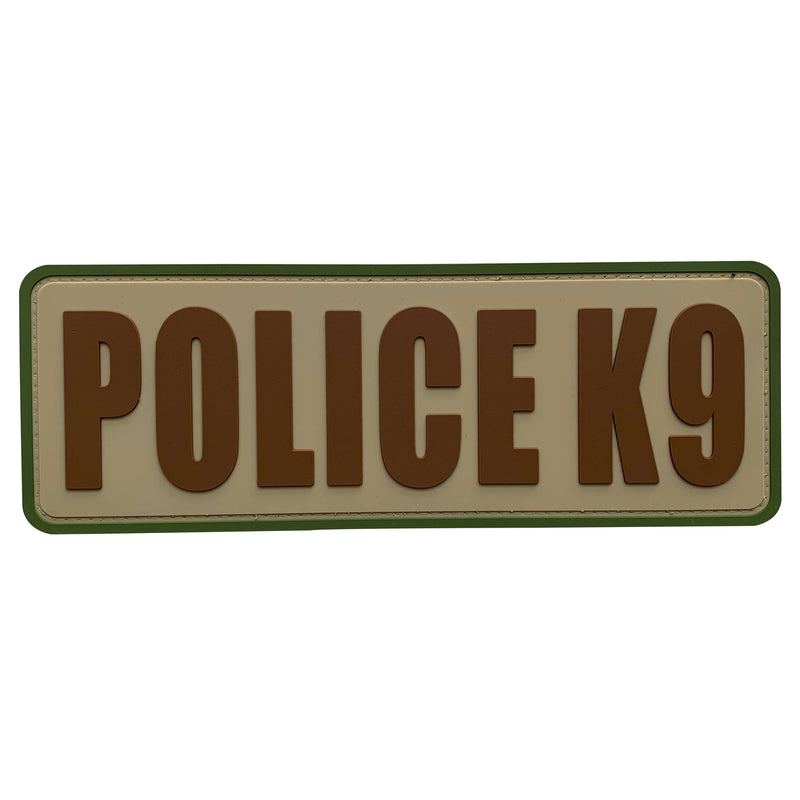Load image into Gallery viewer, uuKen Large 8.5x3 inches PVC Rubber Military Tactical Police K9 Vest Patch with Hook Fastener Back for Tactical Vest Plate Carrier Enforcement
