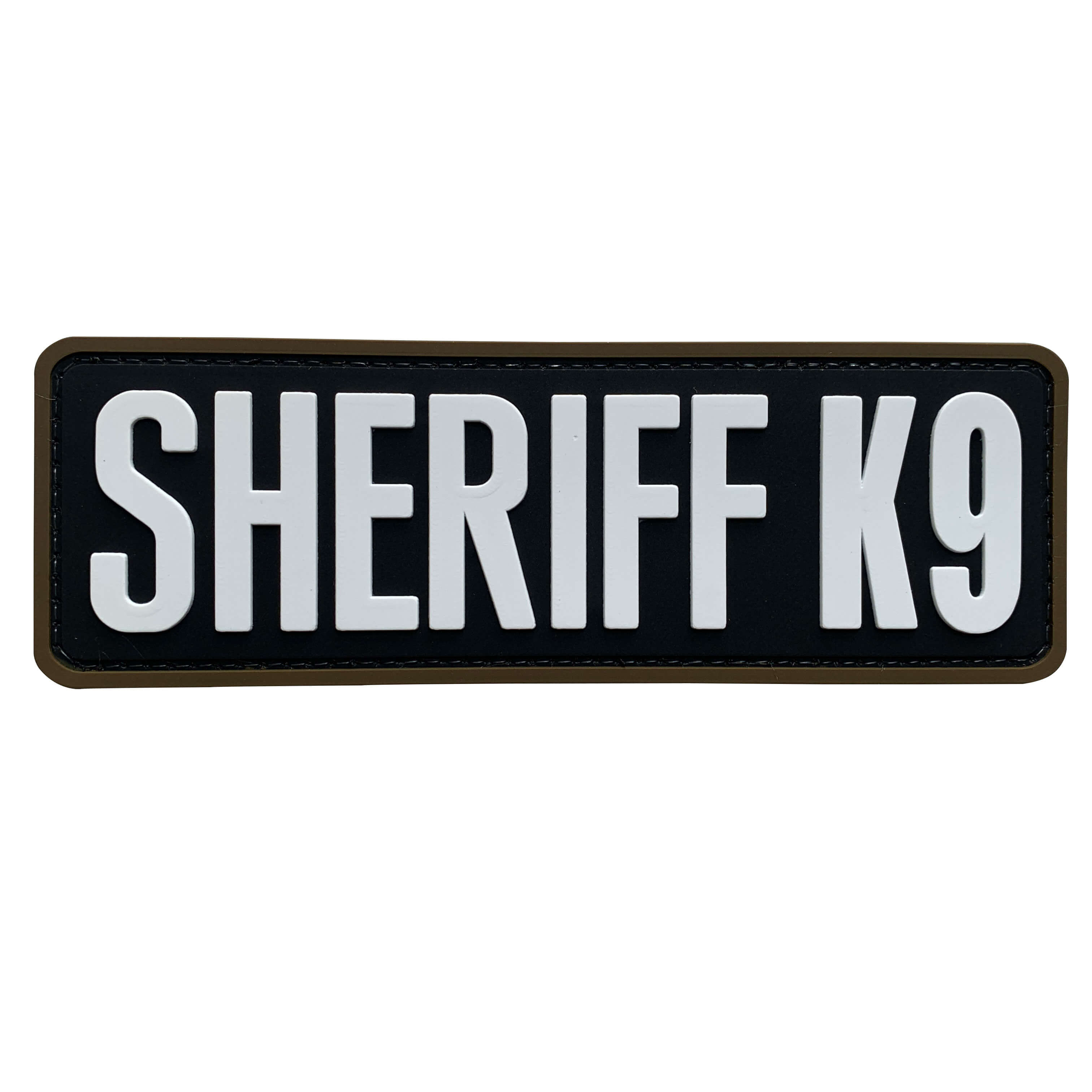 uuKen Small Deputy County Sheriff K9 Unit Morale Patch Tab Hook Back f