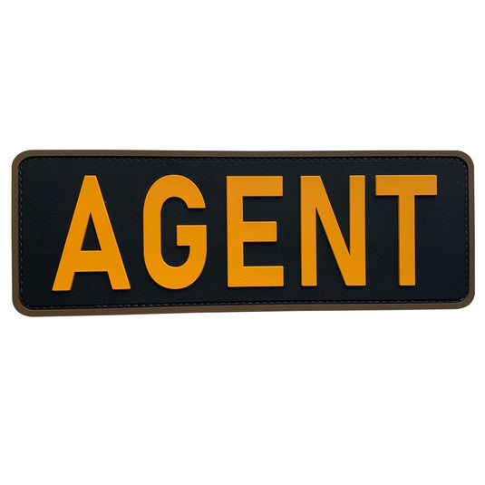 uuKen 8.5x3 inches Large PVC Bail Agent Patch Tactical Morale with Hook Back for Bail Enforcement Recovery Vest Security Plate Carrier