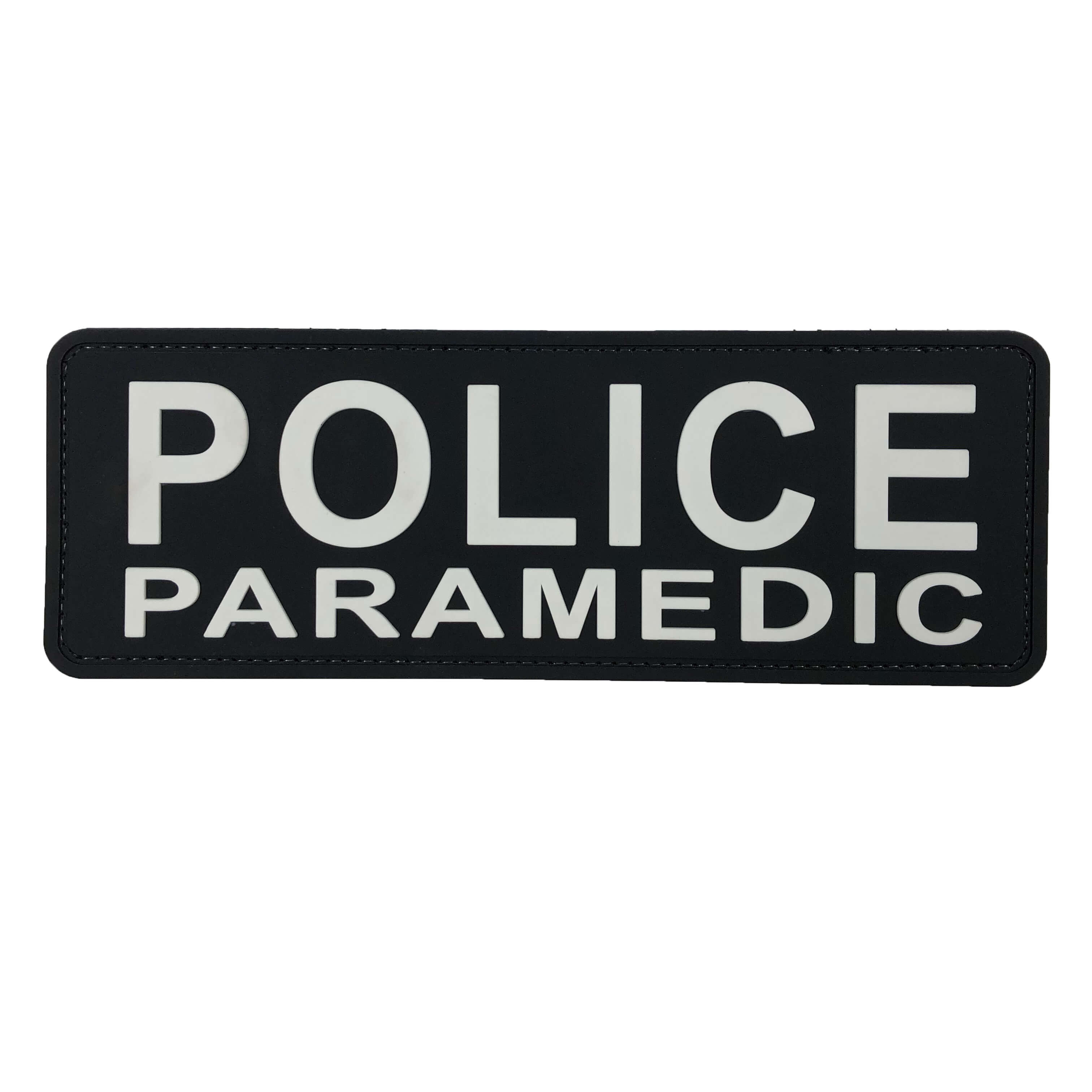MORTHOME M Paramedic Medic Medical Tactical Morale Badge Patch - PVC Rubber  - 3.1 Round