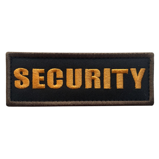 uuKen 4x1.4 inch Small Embroidered Security Guard Officer Morale Patch for Armed Shoulders Clothing Uniforms Tactical Vest Jackets