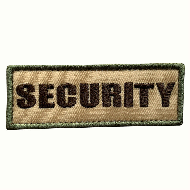 Load image into Gallery viewer, uuKen 4x1.4 inch Small Embroidered Security Guard Officer Morale Patch for Armed Shoulders Clothing Uniforms Tactical Vest Jackets
