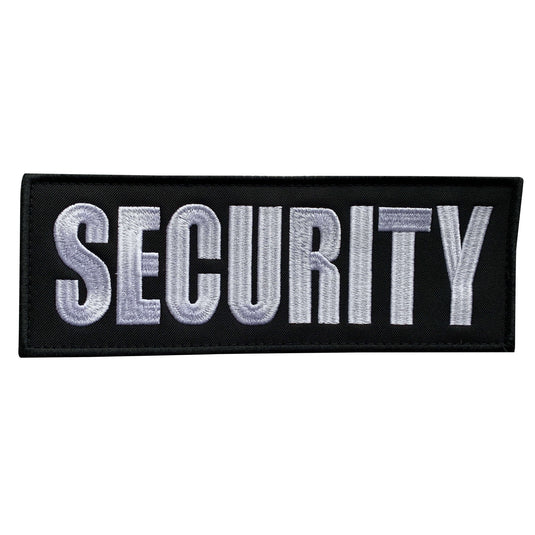 uuKen 8.5x3 inches Large Embroidered Fabric Security Guard Officer Morale Patches for Plate Carrier Enforcement Uniforms Clothing Tactical Vest