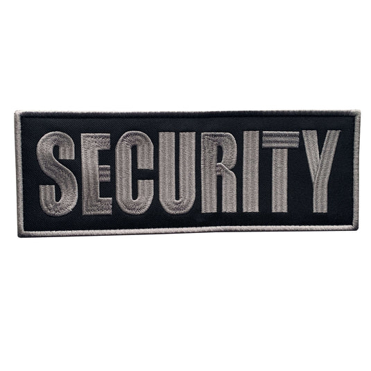 uuKen 8.5x3 inches Large Embroidered Fabric Security Guard Officer Morale Patches for Plate Carrier Enforcement Uniforms Clothing Tactical Vest