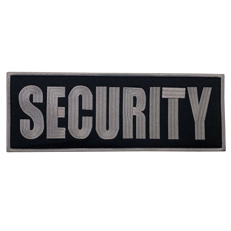 Load image into Gallery viewer, uuKen 11x4 inches Large Embroidered Fabric Security Guard Officer Morale Patches 4x11 inch for Plate Carrier Enforcement Security Uniforms Clothing Tactical Vest
