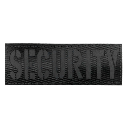 uuKen 4x1.4 inches Reflective Laser Cut Security Guard Officer Morale Patch for Tactical Uniforms