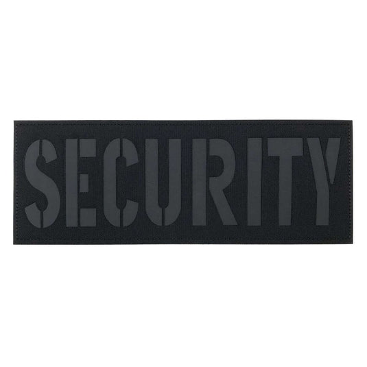 uuKen 11X4 inches Large Vest Reflective Security Guard Department Officer Patch for Tactical Vest Uniform