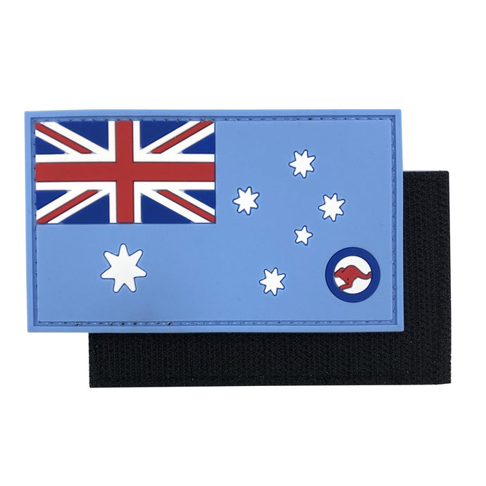 Australian Flag PVC Patch Military Tactical Morale Patches PVC Patch with Hook Fastener Back for Tactical Cap Hats Tactical Vest Molle Bag Backpacks Plate Carrier