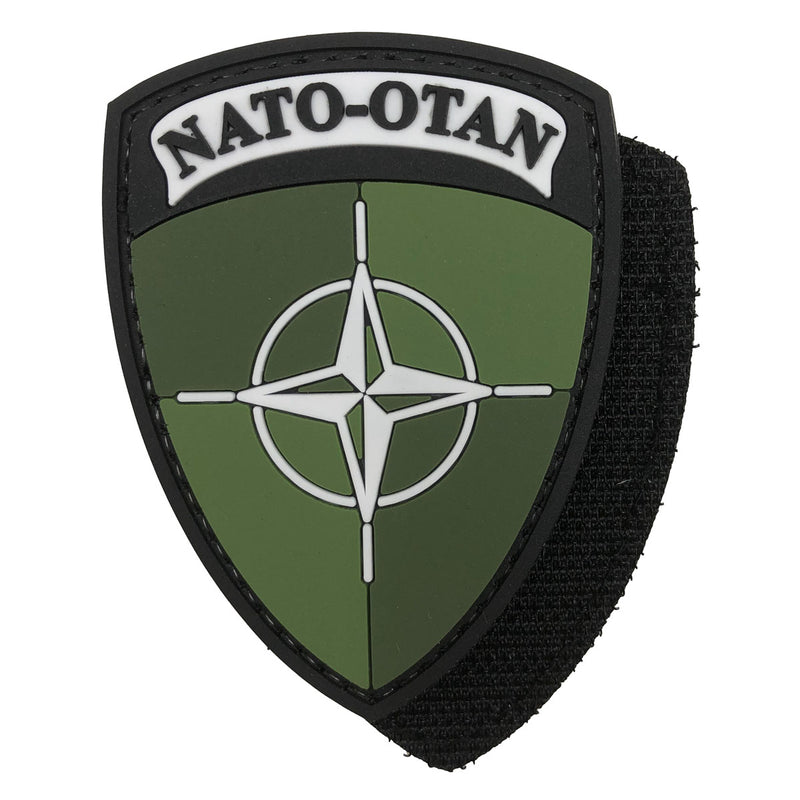 Load image into Gallery viewer, NATO-OTAN Shield PVC Patch Military Tactical Morale Patches PVC Patch with Hook Fastener Back for Tactical Cap Hats Tactical Vest Molle Bag Backpacks Plate Carrier
