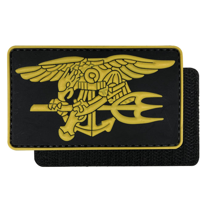 US Navy Seal Military Tactical Morale Patches PVC Patch with Hook Fastener Back for Tactical Cap Hats Tactical Vest Molle Bag Backpacks Plate Carrier