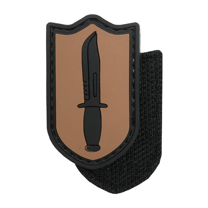 Dagger Military Tactical Morale Patches PVC Patch with Hook Fastener Back for Tactical Cap Hats Tactical Vest Molle Bag Backpacks Plate Carrier