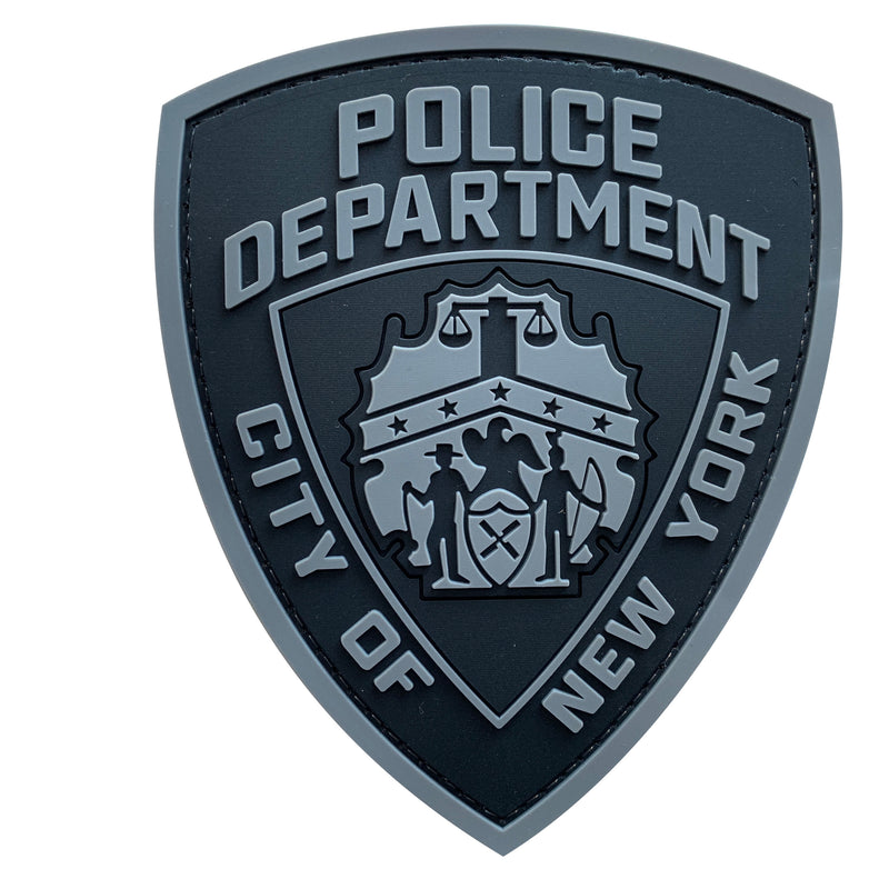 Load image into Gallery viewer, uuKen New York Police Department PVC Patch Hook Back for Plate Carrier Uniforms Shoulders Backpacks Jackets
