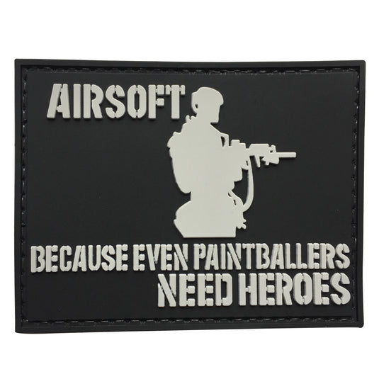 uuKen Airsoft PVC Rubber Morale Patch with Hook Velcro Backing for Tactical Hat Cap Bag Helmet Vest