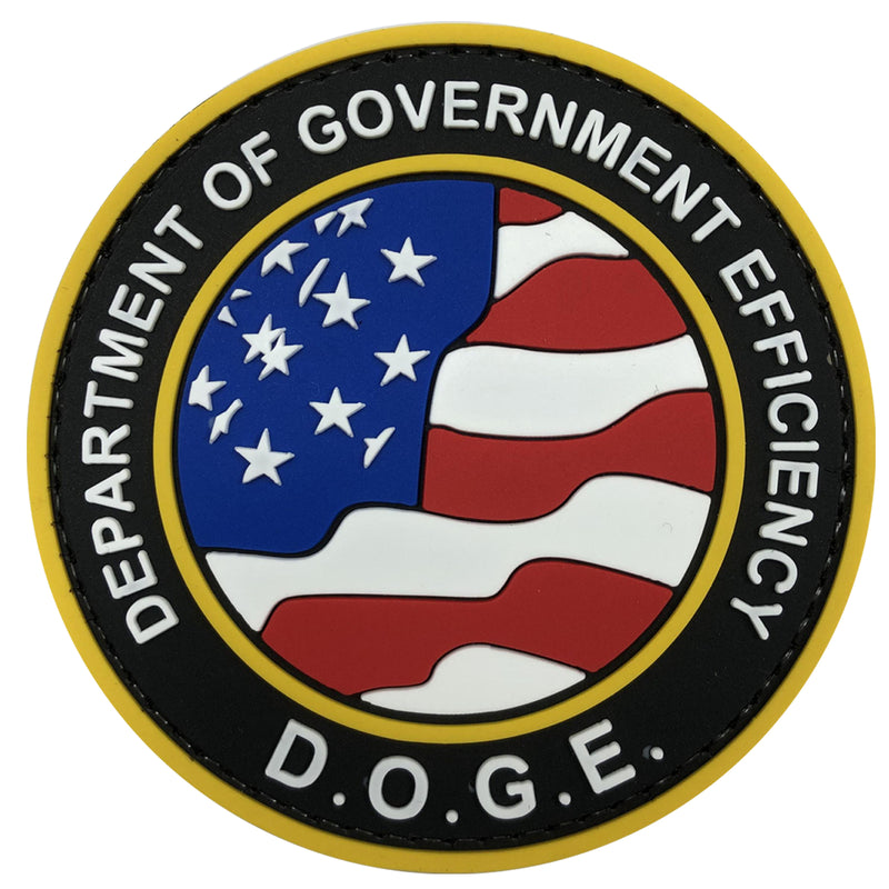 Load image into Gallery viewer, DOGE Department of Government Efficiency Tactical Morale Patches US American Patriotic Flag Patches
