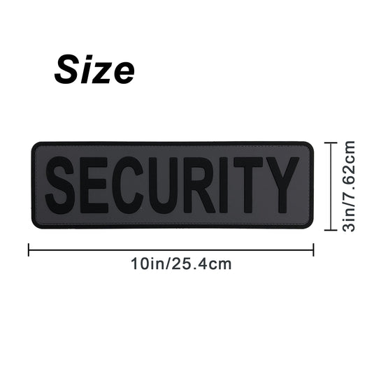 uuKen 10x3 inches Large Security Officer Guard Department Patches with