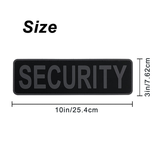 uuKen 10x3 inches Large Security Officer Guard Department Patches with