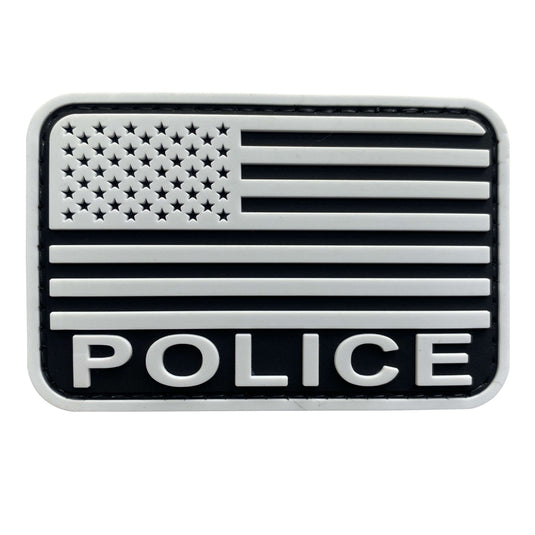 uuKen 4x2 inches Small Funny PVC Rubber Sheriff Shoulder Patch 2x4 inc