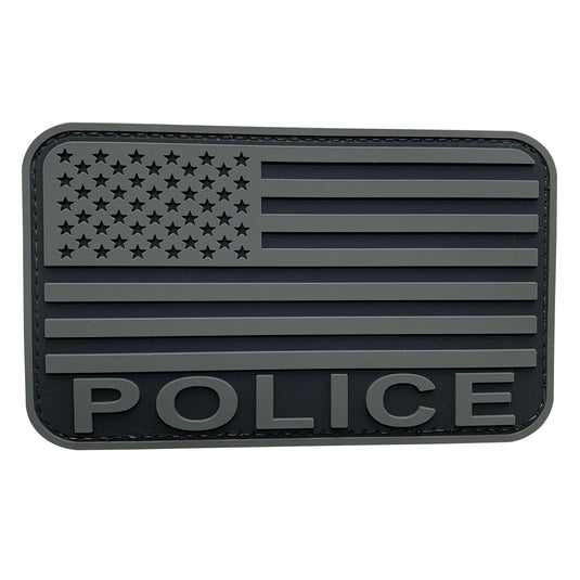 uuKen 5x3 inches Large US American Flag Police Patch 3x5 inch Hook Backed for Tactical Vest Plate Carrier Uniforms and Bags Backpacks