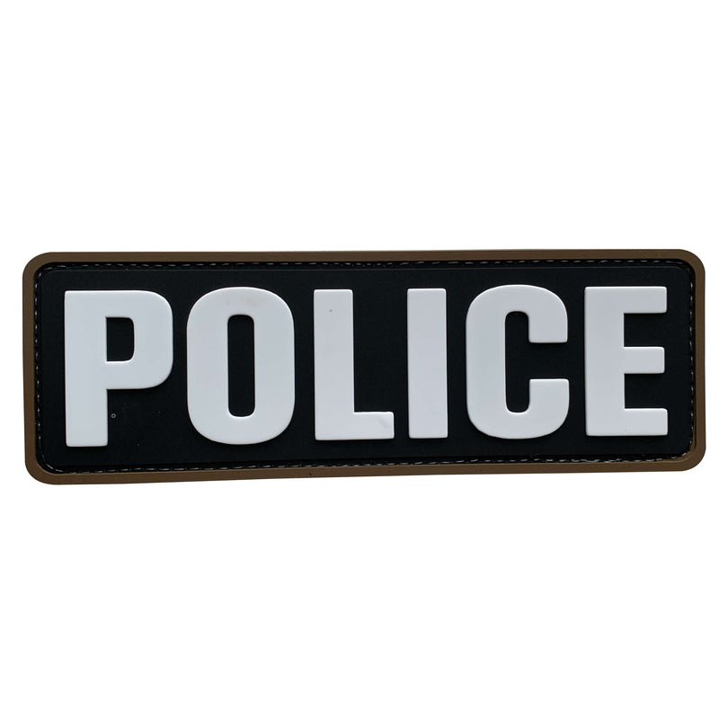 Load image into Gallery viewer, uuKen 6x2 inches Military Police Vest Patch PVC Rubber Big 2x6 inch  State City Police Department Officer Patch for Tac Tactical Vest Dog Collar
