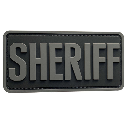 uuKen 4x1.4 inches Small PVC Deputy Sheriff Morale Patch Hook Back for