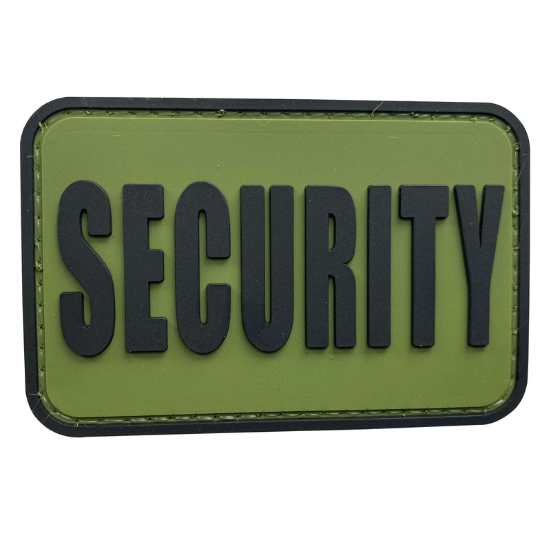 Load image into Gallery viewer, uuKen 3x2 inches Small PVC Rubber Security Guard Officer Morale Patch for Uniforms Clothing Hats Caps Tactical Vest Armed Shoulders Plate Carrier Back Panel
