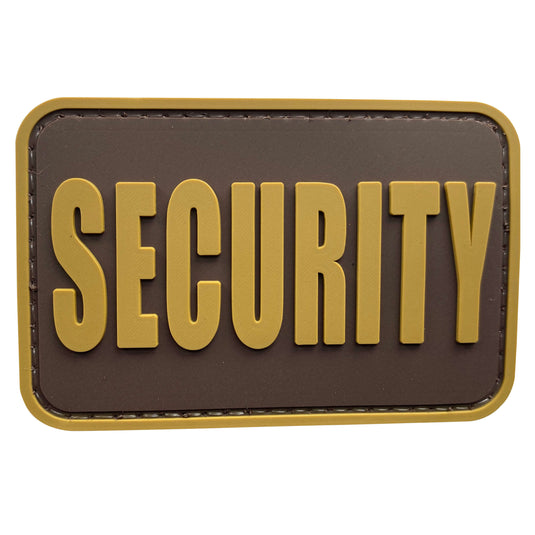 uuKen 3x2 inches Small PVC Rubber Security Guard Officer Morale Patch for Uniforms Clothing Hats Caps Tactical Vest Armed Shoulders Plate Carrier Back Panel