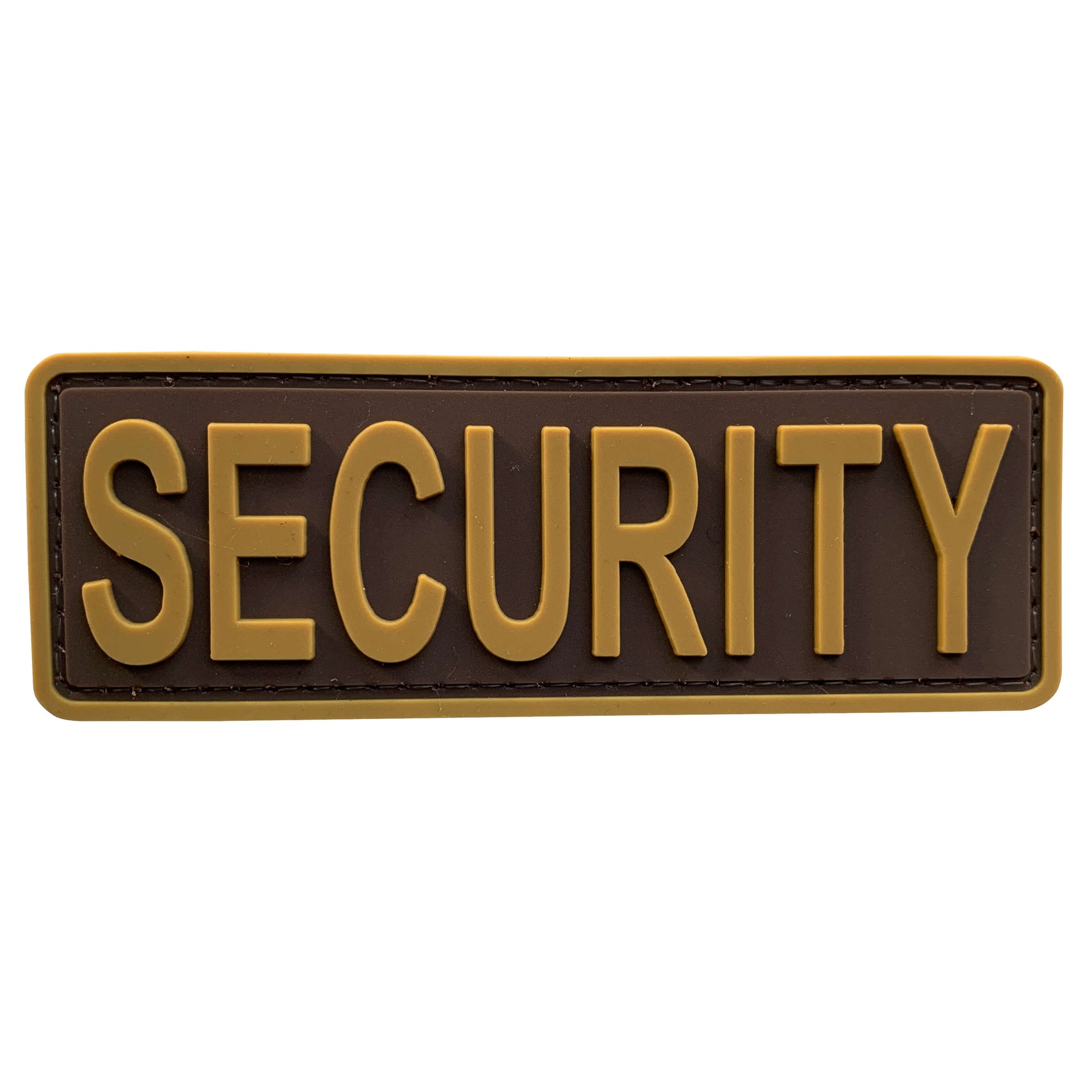 uuKen 4x1.4 inches Small PVC Security Guard Officer Morale Patch for A