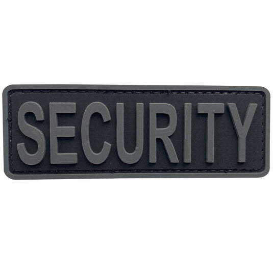 uuKen 4x2 inches Small PVC Security Patch Hook Backing 2x4 inch for Armed  Shoulders Security Uniforms Clothing Tactical Vest Plate Carrier Back Panel