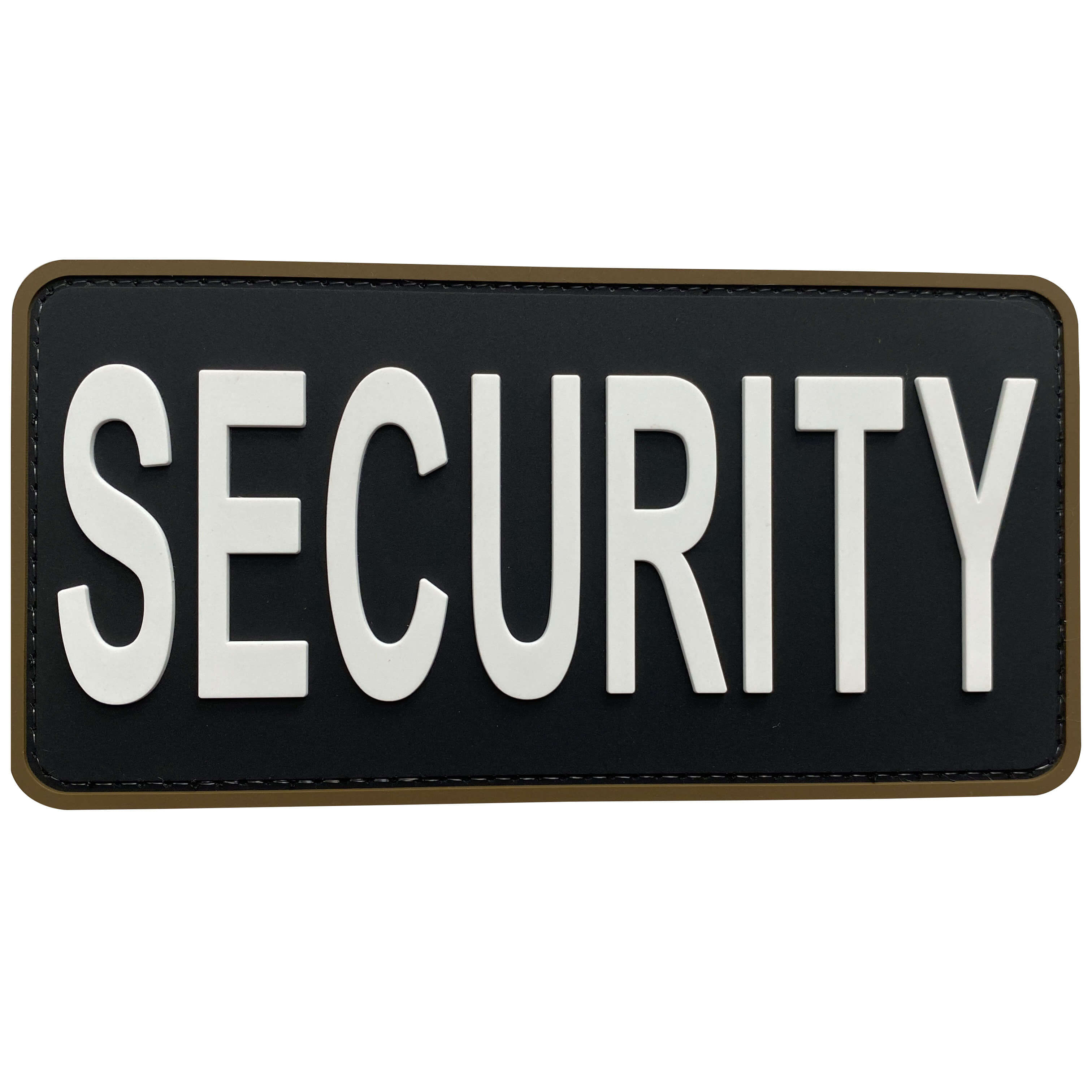 Secret Agent Patch uuKen 6x3 inches Big Security Guard Officer Tactical PVC Patch 2x6 inc