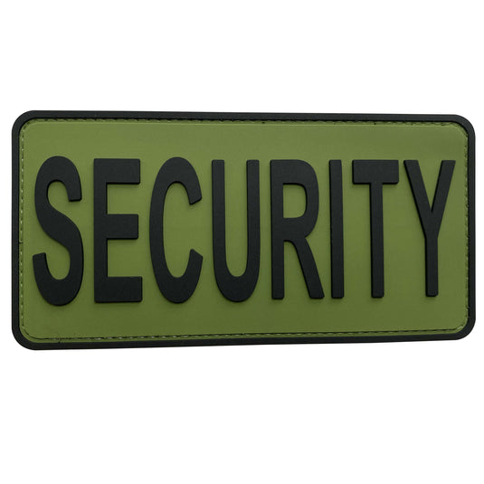 uuKen 6x3 inches Big Security Guard Officer Tactical PVC Patch 2x6 inc