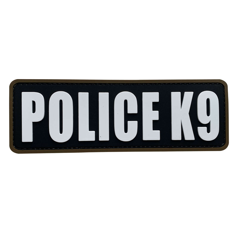 Load image into Gallery viewer, uuKen Big 6x2 inches PVC Rubber Patch Police K9 Unit Morale Patch 2x6 inch Hook Back for Service Dog in Training Working for Dog Harness Collar Vest
