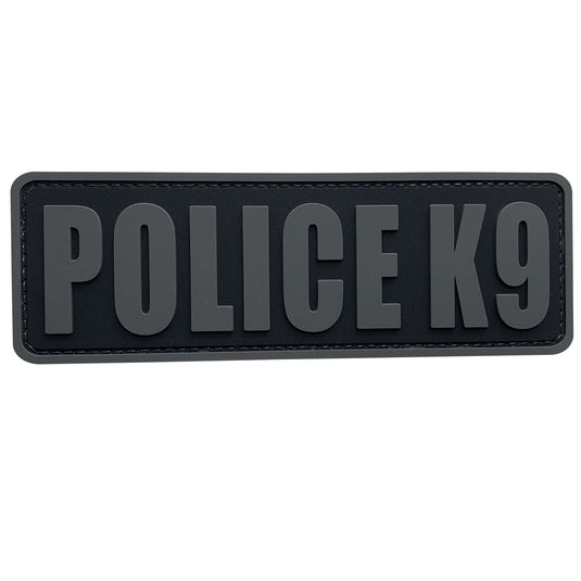 uuKen Big 6x2 inches PVC Rubber Patch Police K9 Unit Morale Patch 2x6 inch Hook Back for Service Dog in Training Working for Dog Harness Collar Vest
