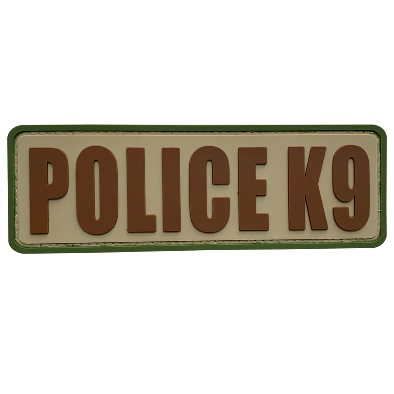 Load image into Gallery viewer, uuKen Big 6x2 inches PVC Rubber Patch Police K9 Unit Morale Patch 2x6 inch Hook Back for Service Dog in Training Working for Dog Harness Collar Vest
