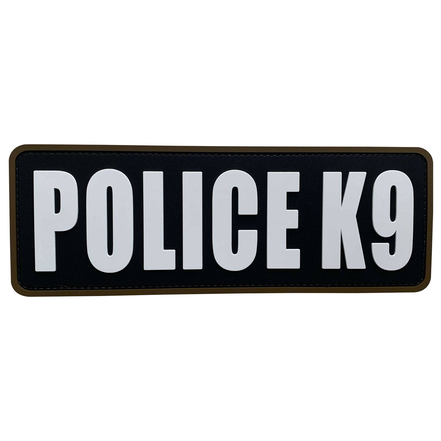 uuKen Large 8.5x3 inches PVC Rubber Military Tactical Police K9 Vest P