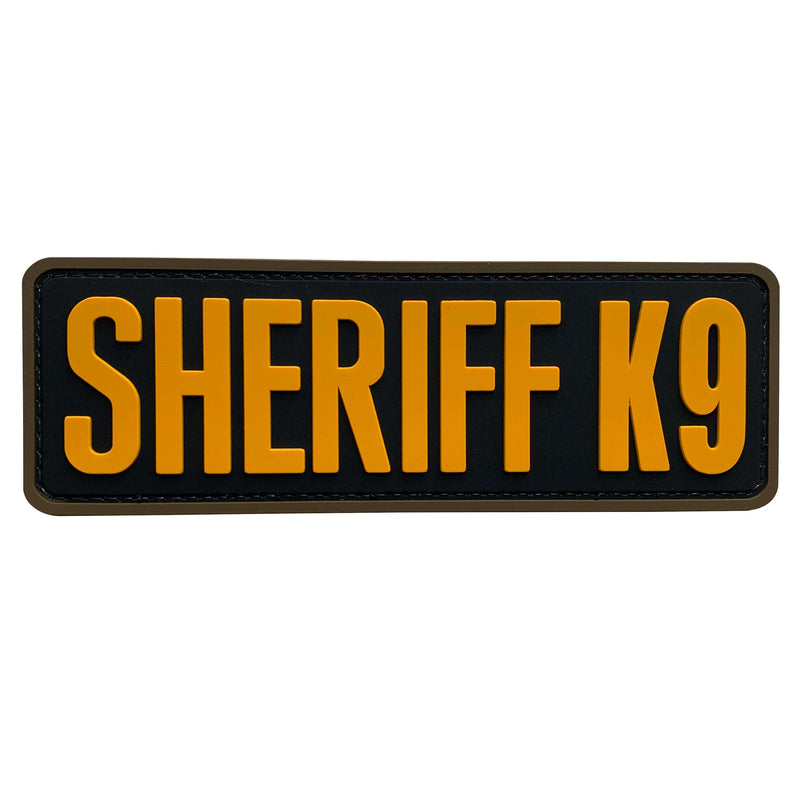 Load image into Gallery viewer, uuKen 6x2 inches Big Deputy County Sheriff K9 Unit PVC Morale Patch Hook Back 2x6 inch for Tactical Vest Plate Carrier Uniforms Dog Harness
