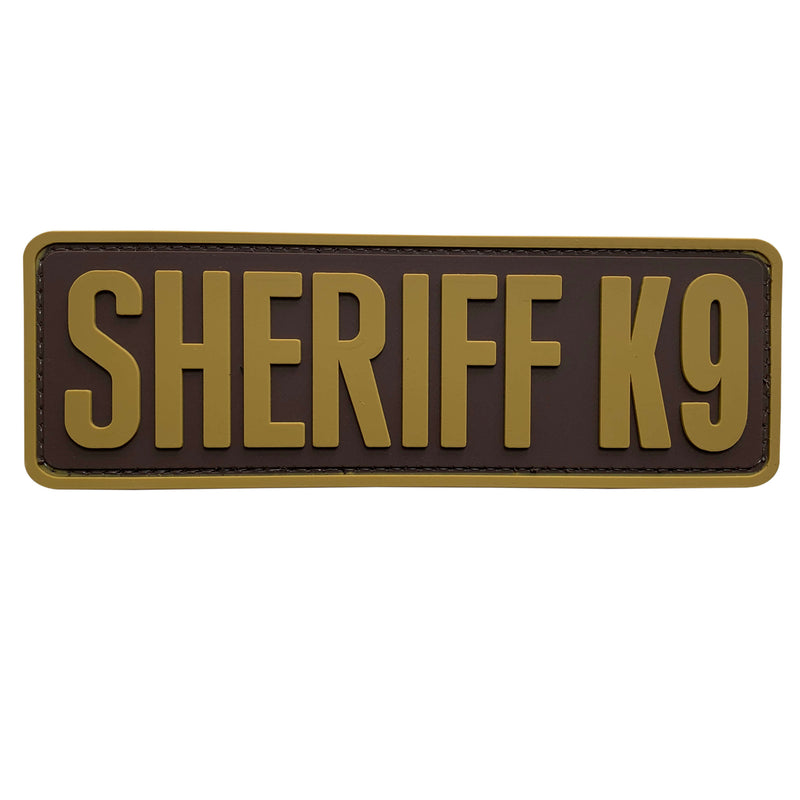 Load image into Gallery viewer, uuKen 6x2 inches Big Deputy County Sheriff K9 Unit PVC Morale Patch Hook Back 2x6 inch for Tactical Vest Plate Carrier Uniforms Dog Harness
