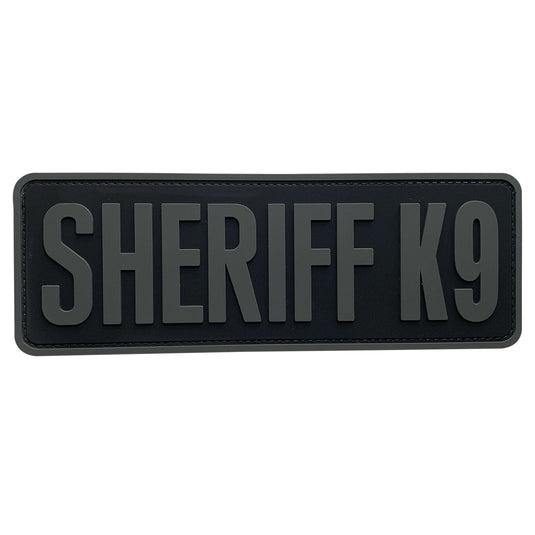 Sheriff K9 Vest Patch for Plate Carrier - 3X10 and 2X6 inches Sheriff  Patches with Hook for Tactical Vest Jacket Clothing Uniform Cap Backpack 