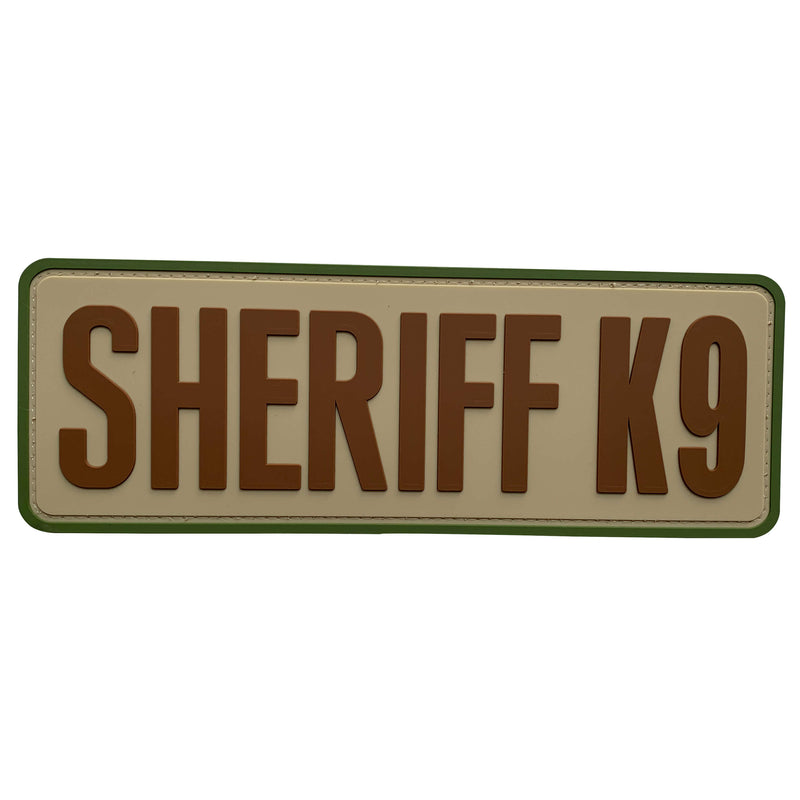 Load image into Gallery viewer, uuKen Large 8.5x3 inches Deputy County Sheriff K9 Unit PVC Morale Patch Hook Back 2x6 inch for Tactical Vest Plate Carrier Uniforms
