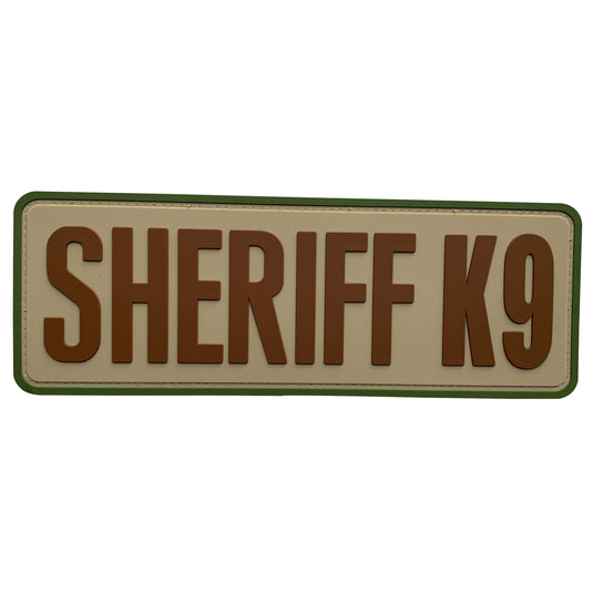 uuKen Large 8.5x3 inches Deputy County Sheriff K9 Unit PVC Morale Patch Hook Back 2x6 inch for Tactical Vest Plate Carrier Uniforms