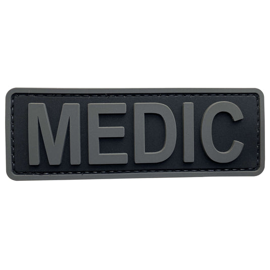 uuKen Small 4x1.4 inches PVC Military Army Combat Tactical EMT EMS First Aid Medic Morale Patch with Hook Back for Vest Clothes Uniforms Bags Backpack Pouch